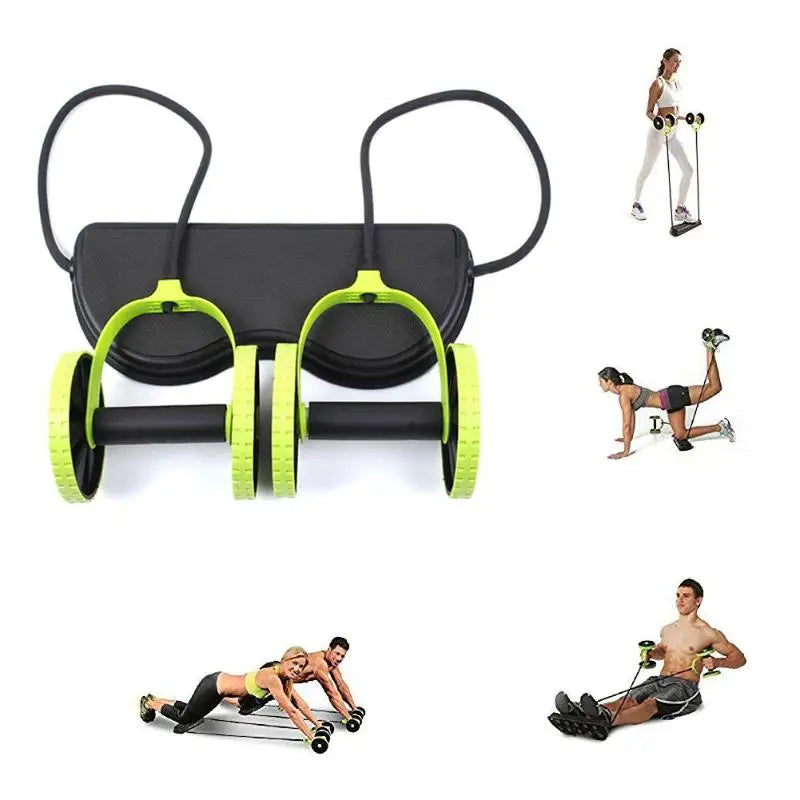 Ab rodas rolo rolo de energia treino abdominal resistência elástica puxar corda trainer ginásio em casa fitness equipamentos exercício muscular