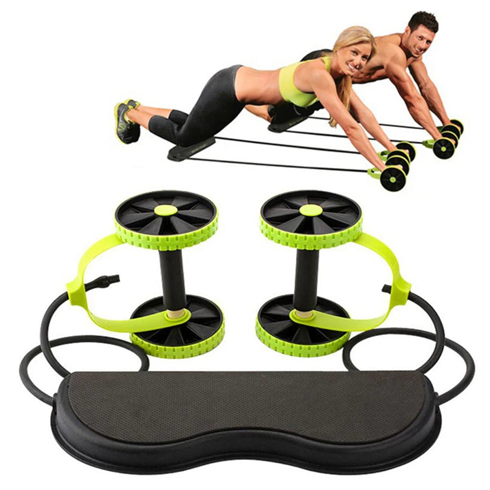 Ab rodas rolo rolo de energia treino abdominal resistência elástica puxar corda trainer ginásio em casa fitness equipamentos exercício muscular
