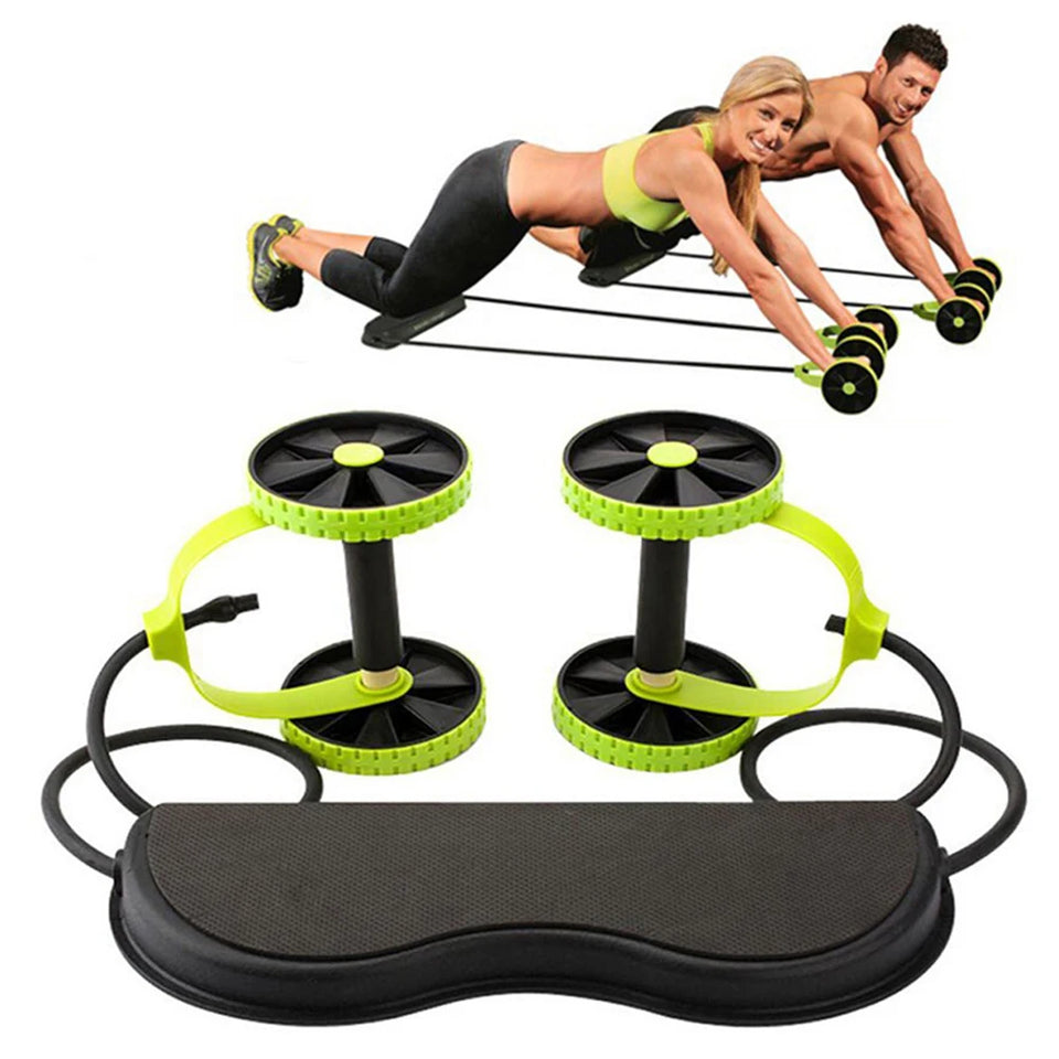 Ab rodas rolo rolo de energia treino abdominal resistência elástica puxar corda trainer ginásio em casa fitness equipamentos exercício muscular