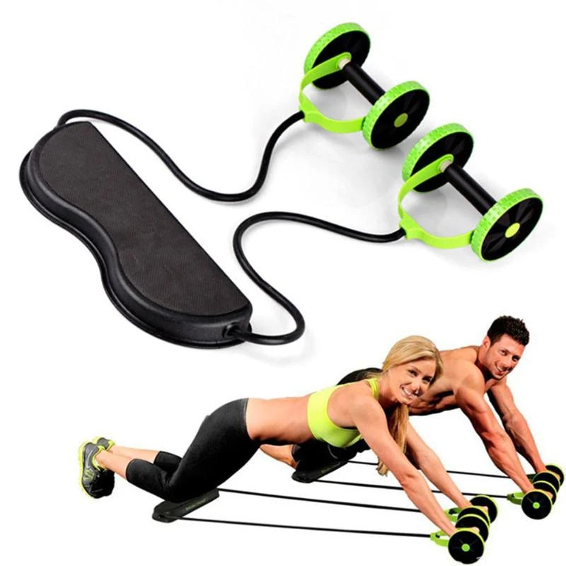 Ab rodas rolo rolo de energia treino abdominal resistência elástica puxar corda trainer ginásio em casa fitness equipamentos exercício muscular