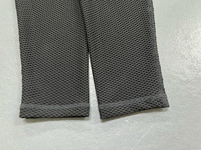 Calças femininas ginásio leggings ultra-fino malha design yoga esporte collants ao ar livre jogging fitness cintura alta sweatpants