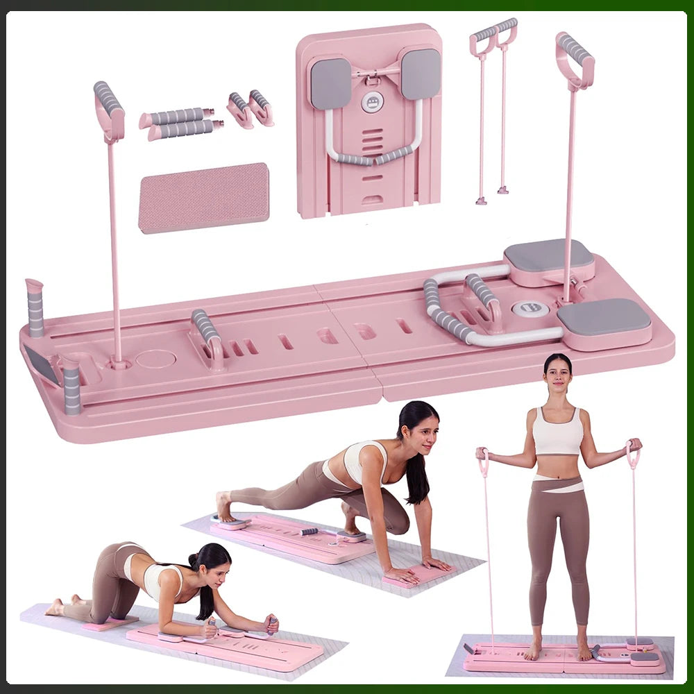 7 em 1 multifuncional placa de exercício abdominal push ups stands faixas de resistência apertos de mão exercício muscular equipamentos fitness