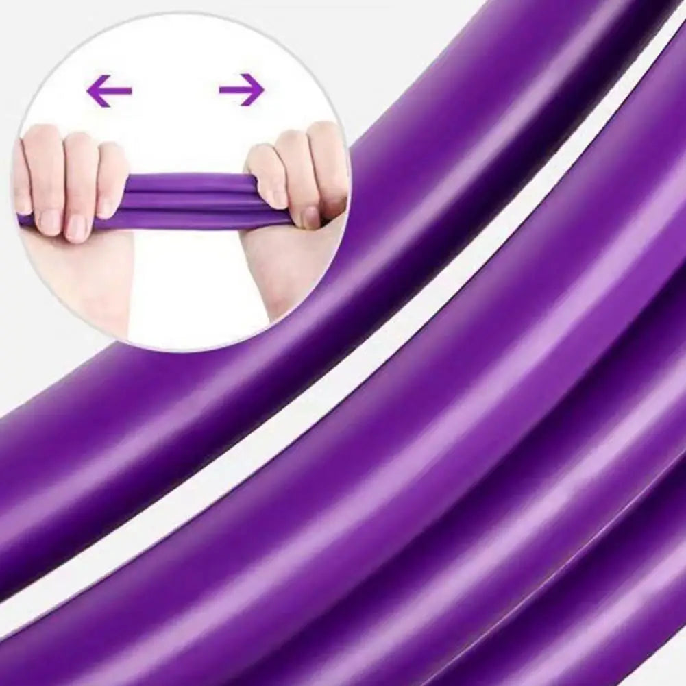 Faixa de resistência para pedal de 6 tubos, com alça, corda de tensão multifuncional, elástica, extrator de pedal de ioga, treinador de alongamento corporal