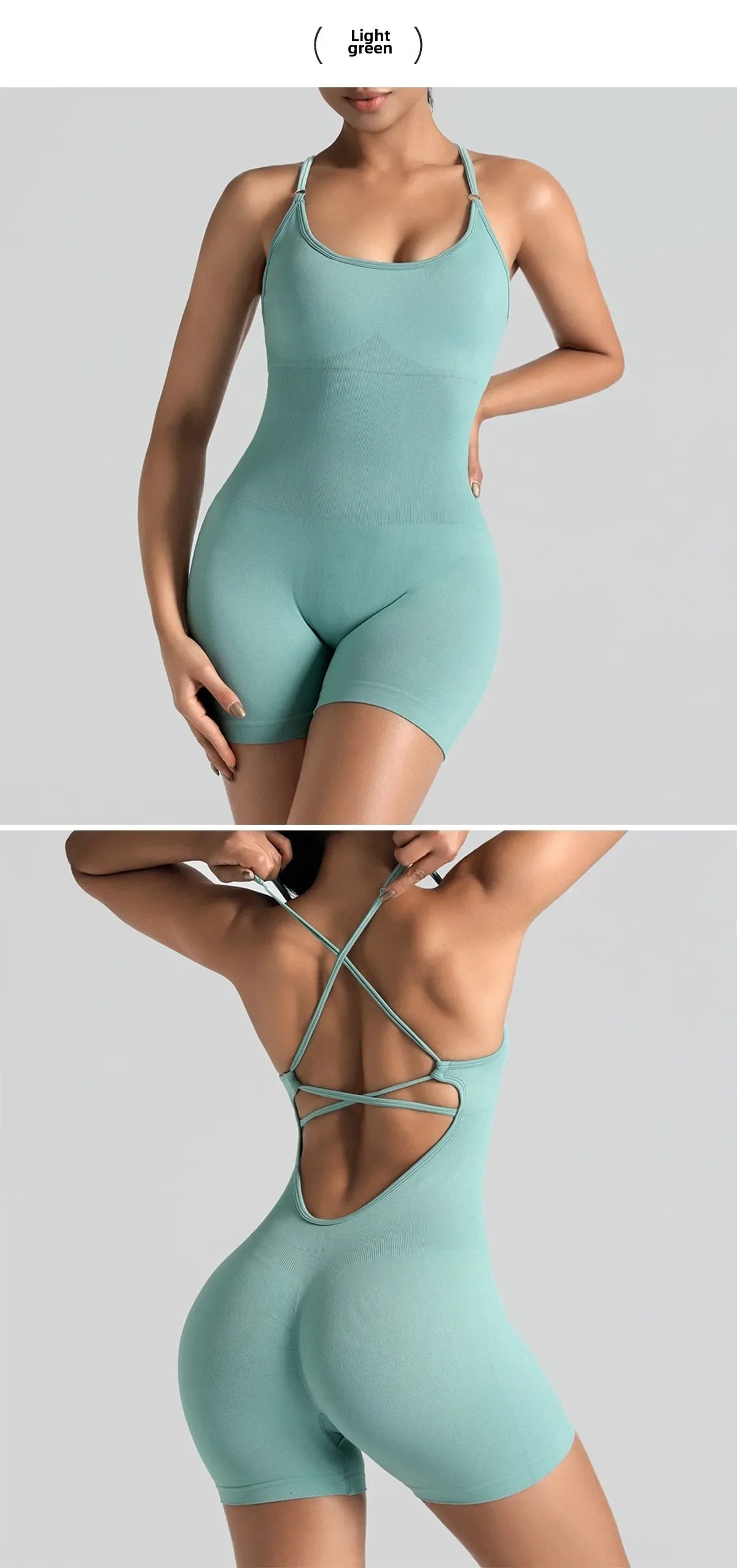 Conjunto de yoga para academia feminina, justo, curto, alta elasticidade, exercício integrado, roupa de trabalho, sutiã esportivo, macacão, conjunto de academia feminino