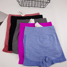 2 peças, Short esportivo feminino，Academia short，Calças Femininas de Ioga Com Controle de Barriga E bumbum