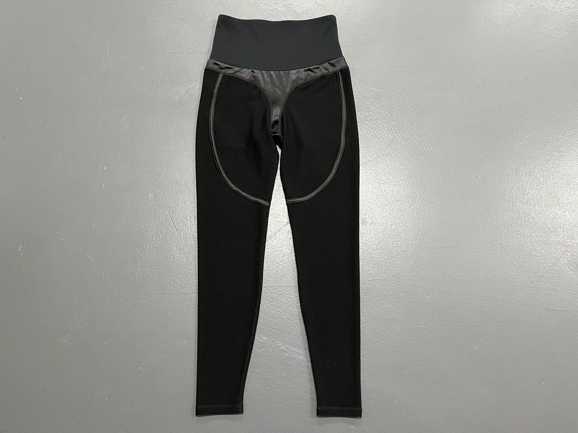 Calças femininas ginásio leggings ultra-fino malha design yoga esporte collants ao ar livre jogging fitness cintura alta sweatpants