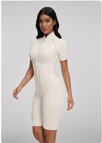 🖤 Catsuit Shorts Modelador™ — Conforto, Estilo e Liberdade em um Só Look