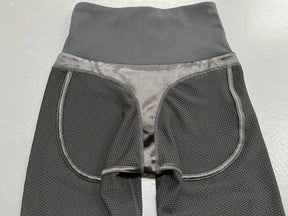 Calças femininas ginásio leggings ultra-fino malha design yoga esporte collants ao ar livre jogging fitness cintura alta sweatpants