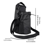 bolsa crossbody com base magnética que segura sua garrafa, celular e mais — enquanto você foca no treino.